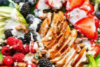 Nourishing Berry Avocado Chicken Salad