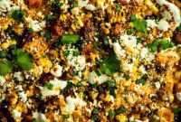 Creamy Mexican Street Corn Chicken Skillet