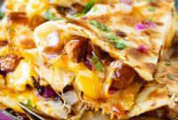Savory Teriyaki Chicken Quesadilla