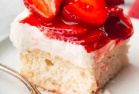 Single-Layer Strawberry Shortcake