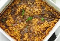 Rich Buttered Rice with Beef Broth