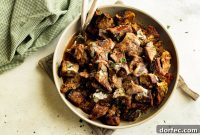 Effortless Garlic Butter Slow Cooker Steak Bites