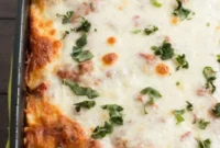 Effortless Sweet Cheddar Lasagna