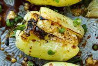 Grilled Peppers Bursting with Cheese
