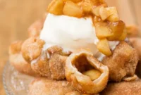 Golden Apple Pie Puffs A La Mode