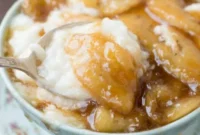 Rum-Kissed Caramel Banana Rice Pudding