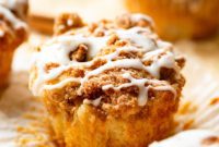 Spiced Apple Coffee Cake Muffins