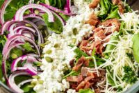 Crispy Bacon Spinach Salad with Poppy Seed Vinaigrette