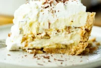 No Bake Banana Pudding Pie with Nilla Wafer Crust