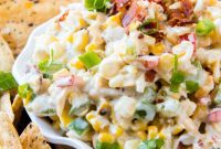 Loaded Cheesy Bacon Ranch Corn Dip