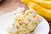Salted Caramel Banana Cream Pie