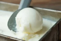 Homemade Red Mango Frozen Yogurt