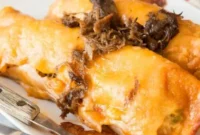 Tender Shredded Beef Enchiladas