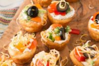 Quick Mini Veggie Pizzas