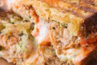 Grilled Pesto Meatball Panini