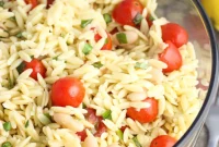 Zesty Lemon Orzo Pasta Salad