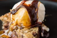 Heavenly Nutella Dulce De Leche Chocolate Chip Cookie Pie