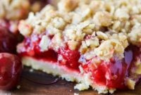 Delightful Cherry Crisp Bars