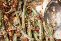 Heritage Green Bean Casserole with Golden Shallot Crunch