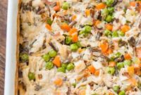 Comforting Creamy Chicken and Wild Rice Bake