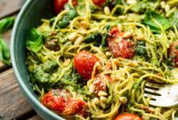Lightning-Fast Cheesy Pesto Pasta