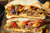 Sizzling Mexican Fajita Burgers