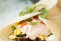 Signature Grilled Steak & Zucchini Burrito