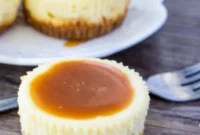 Decadent Salted Caramel Mini Cheesecakes