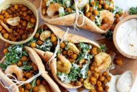 Crispy Chickpea Caesar Pockets
