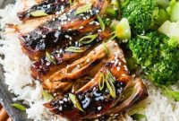 Sweet and Sticky Asian Glazed Chicken Breasts
