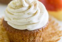 Cider Spice Cupcakes with Tangy Cream Cheese Frosting