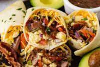 Hearty Apple Sausage Morning Wraps