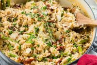 Velvety One Pot Asiago Winter Rice