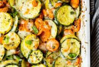 Golden Basil-Parmesan Roasted Vegetables