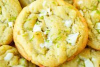 Sweet Tart White Chocolate Key Lime Cookies