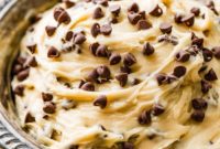 Edible Chocolate Chip Cookie Dough Dip