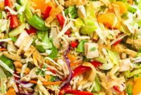 Crispy Wonton Asian Chicken Salad