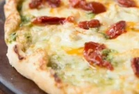 Velvet Pesto Chicken Pizza