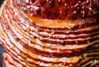 Honey Mustard Garlic Glazed Ham
