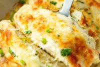 Super Easy Cheesy Chicken Enchiladas