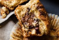 Nutella Surprise Peanut Butter Banana Muffins