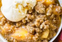 The Ultimate Peach Crisp