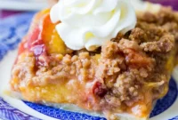 Golden Brown Sugar Peach Pie Bars
