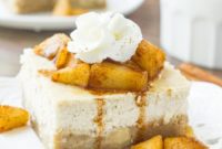 Caramel Apple Cheesecake Bars