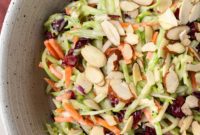 Quick and Healthy Broccoli Slaw