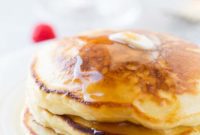 Cloud-Like Sour Cream Pancakes