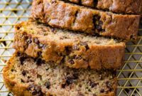 Decadent Chocolate Chip Zucchini Loaf