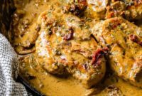 Effortless Creamy Herbed Chicken with Sun-Dried Tomatoes