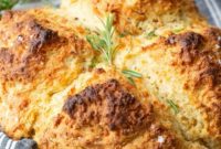 Savory Garlic Cheddar Herb Irish Soda Bread
