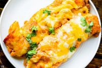Super Simple Bean and Cheese Enchiladas